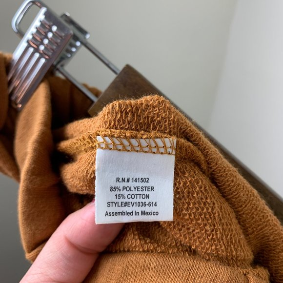 NWOT Circle X sweatpants cozy joggers meerkat tan camel color XL - Picture 7 of 7